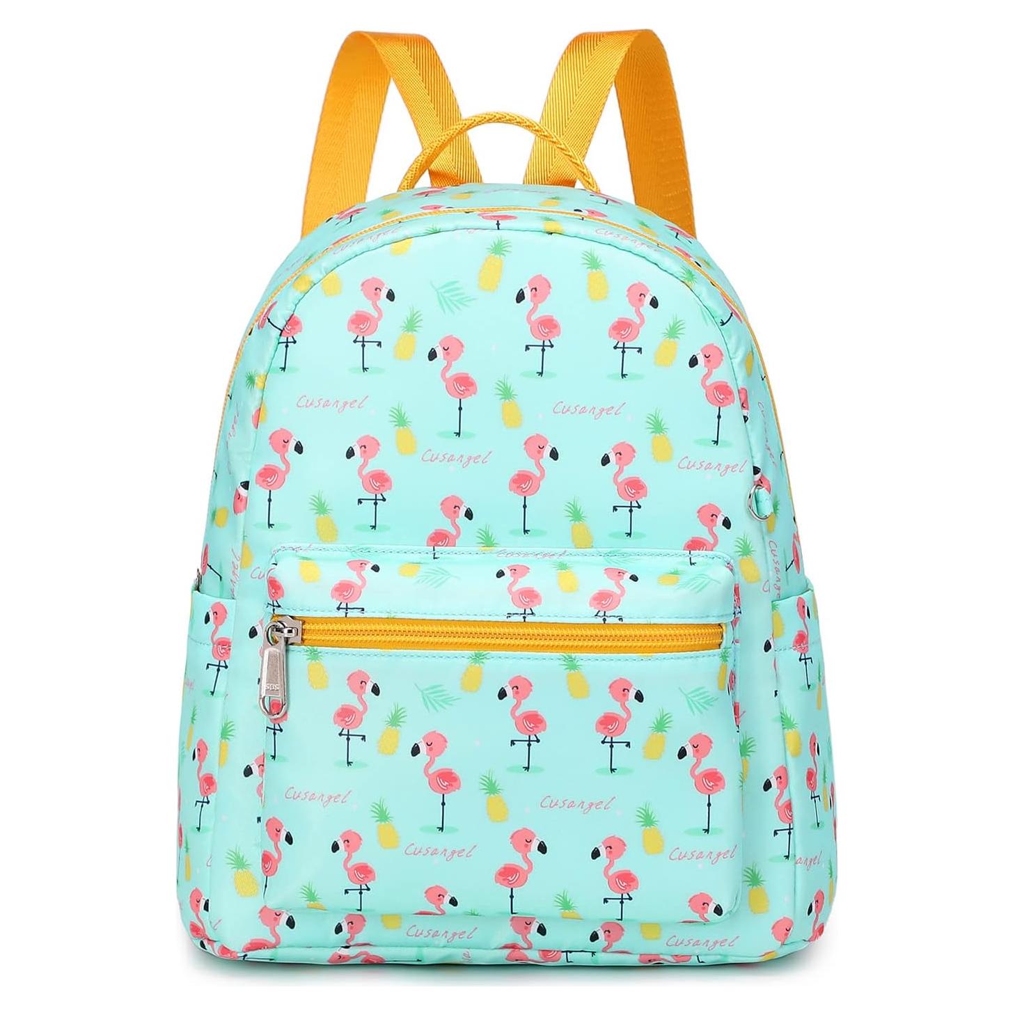 Mochila Pequeña Verde Cusangel para Niñas, Resistente al Agua