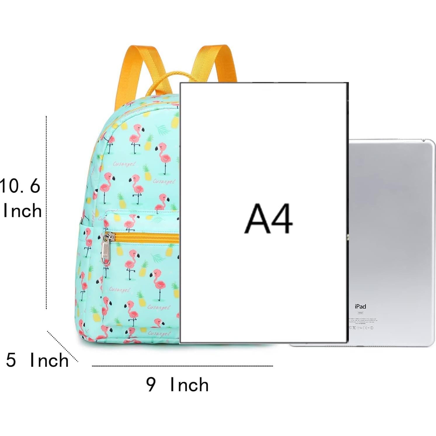 Mochila Pequeña Verde Cusangel para Niñas, Resistente al Agua