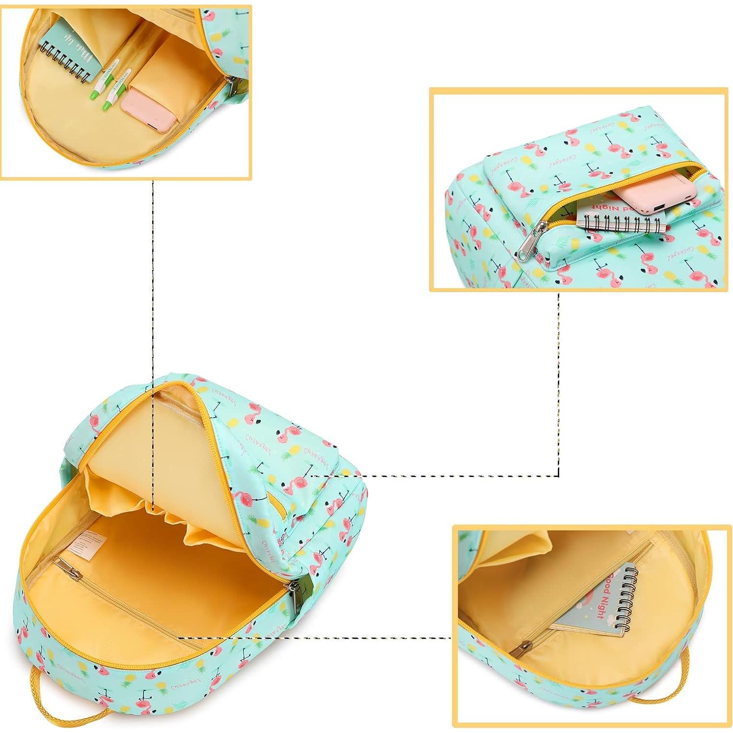 Mochila Pequeña Verde Cusangel para Niñas, Resistente al Agua