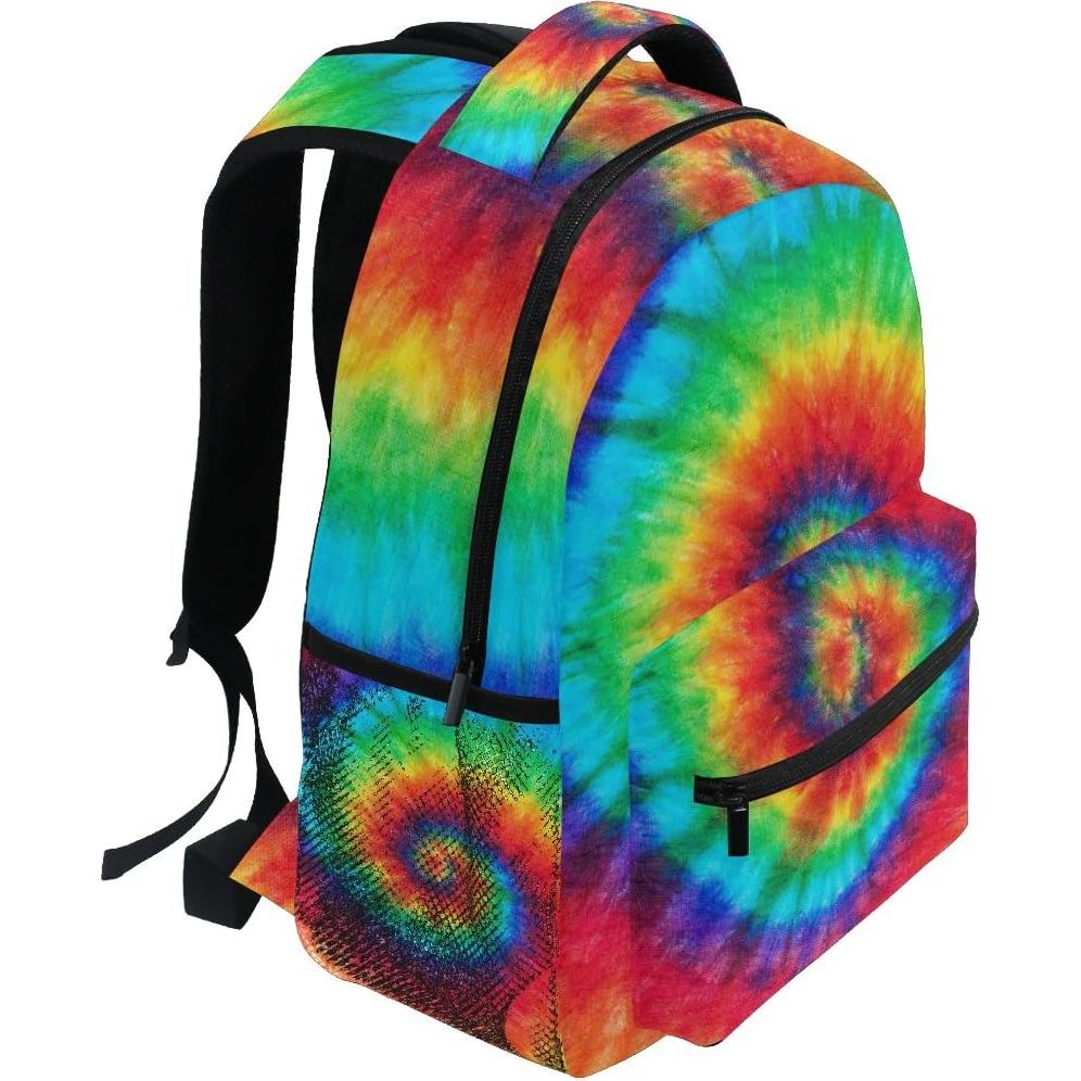 Mochila AUUXVA Tie Dye Trippy 29.2x20.3x40.6 cm Unisex