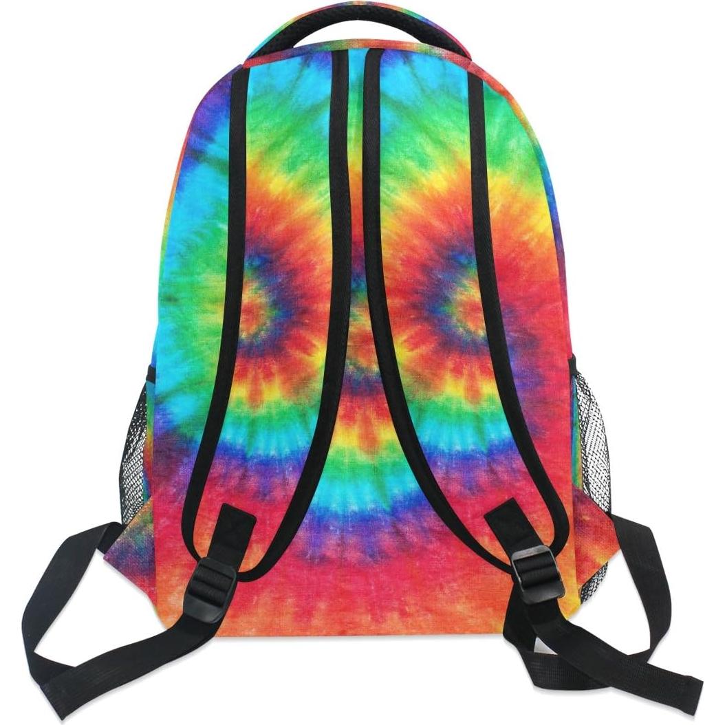 Mochila AUUXVA Tie Dye Trippy 29.2x20.3x40.6 cm Unisex