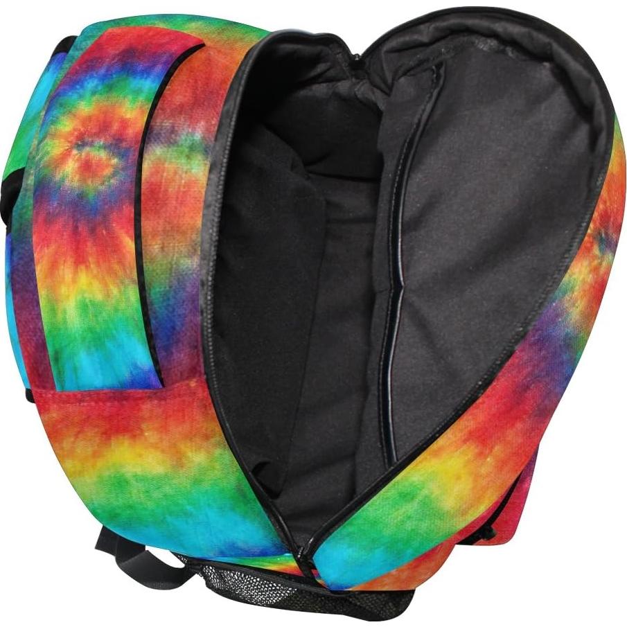 Mochila AUUXVA Tie Dye Trippy 29.2x20.3x40.6 cm Unisex