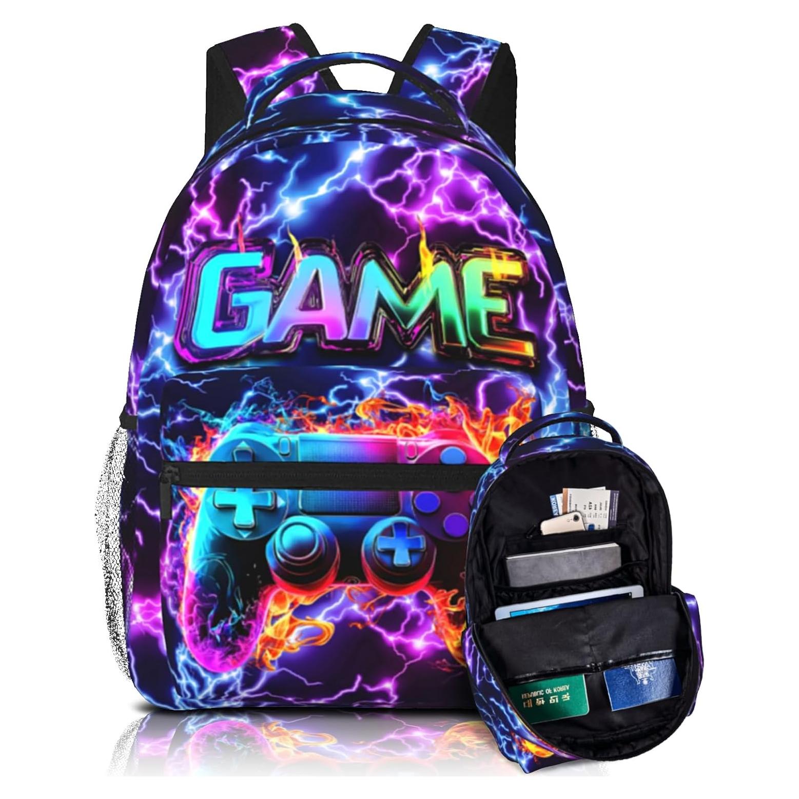 Mochila Escolar Niños Unisex Juego 40x29x20cm Resistente