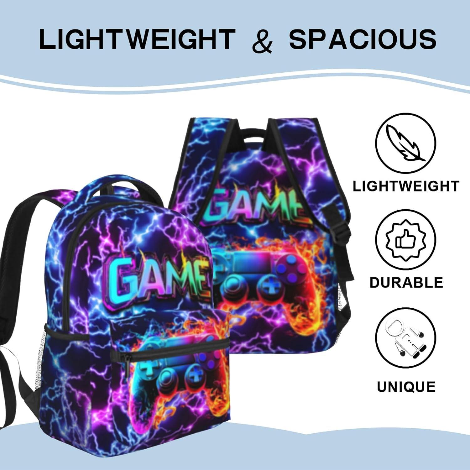 Mochila Escolar Niños Unisex Juego 40x29x20cm Resistente