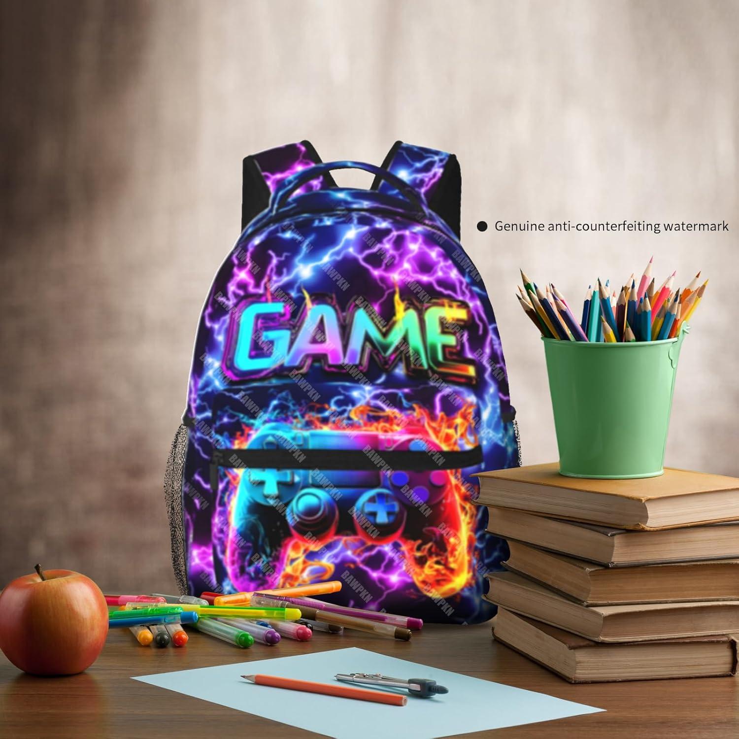 Mochila Escolar Niños Unisex Juego 40x29x20cm Resistente