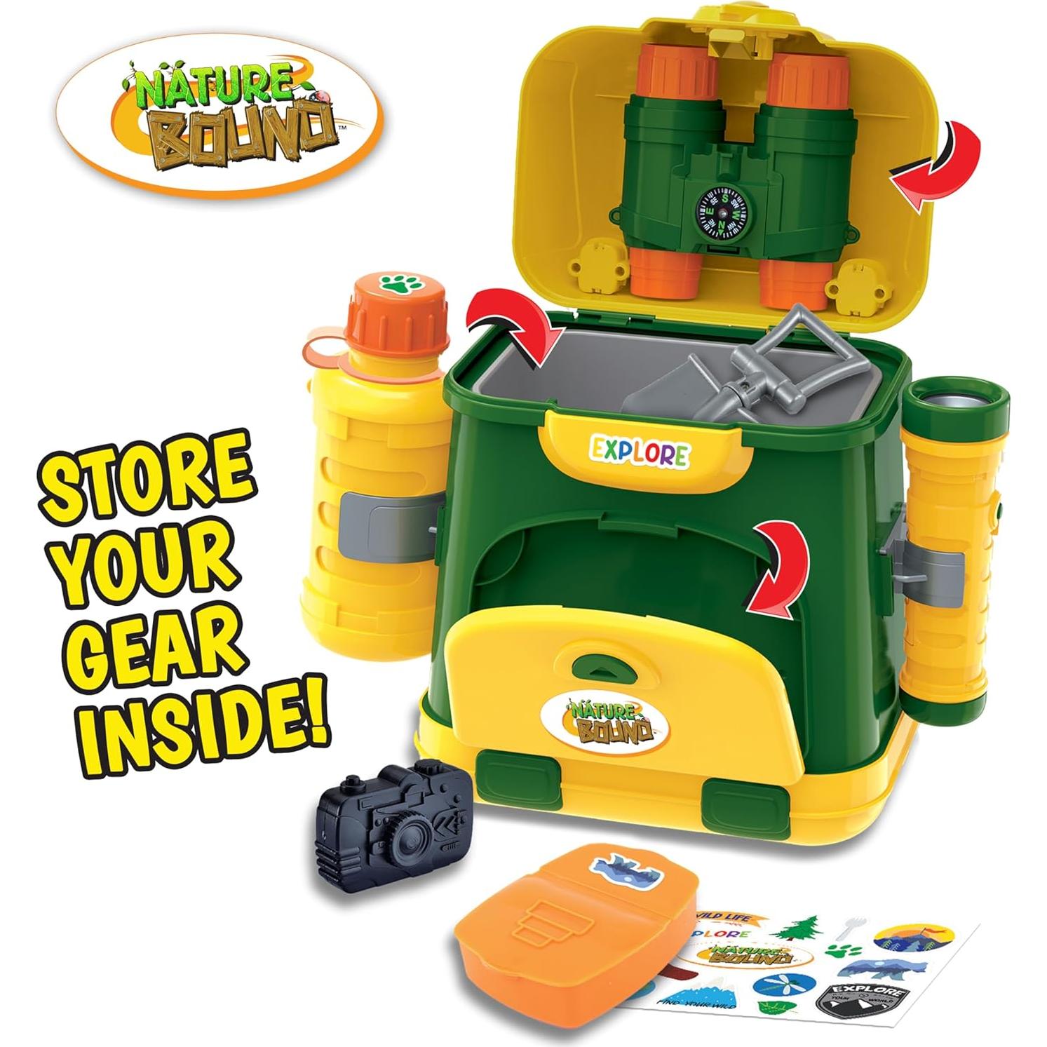 Mochila Exploradora Nature Bound 9 Piezas para Niños