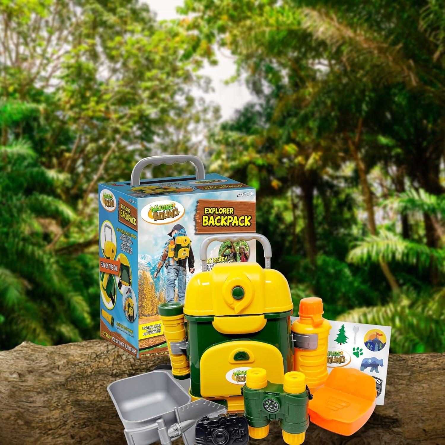 Mochila Exploradora Nature Bound 9 Piezas para Niños