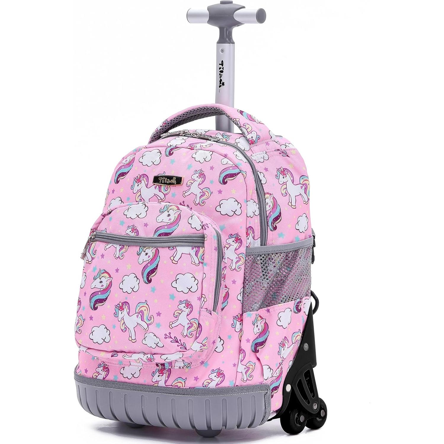 Mochila Rodante 16" NUEVO TILAMI Unicornio para Niños