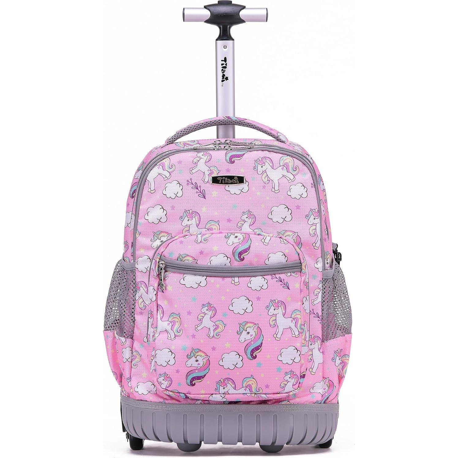 Mochila Rodante 16" NUEVO TILAMI Unicornio para Niños