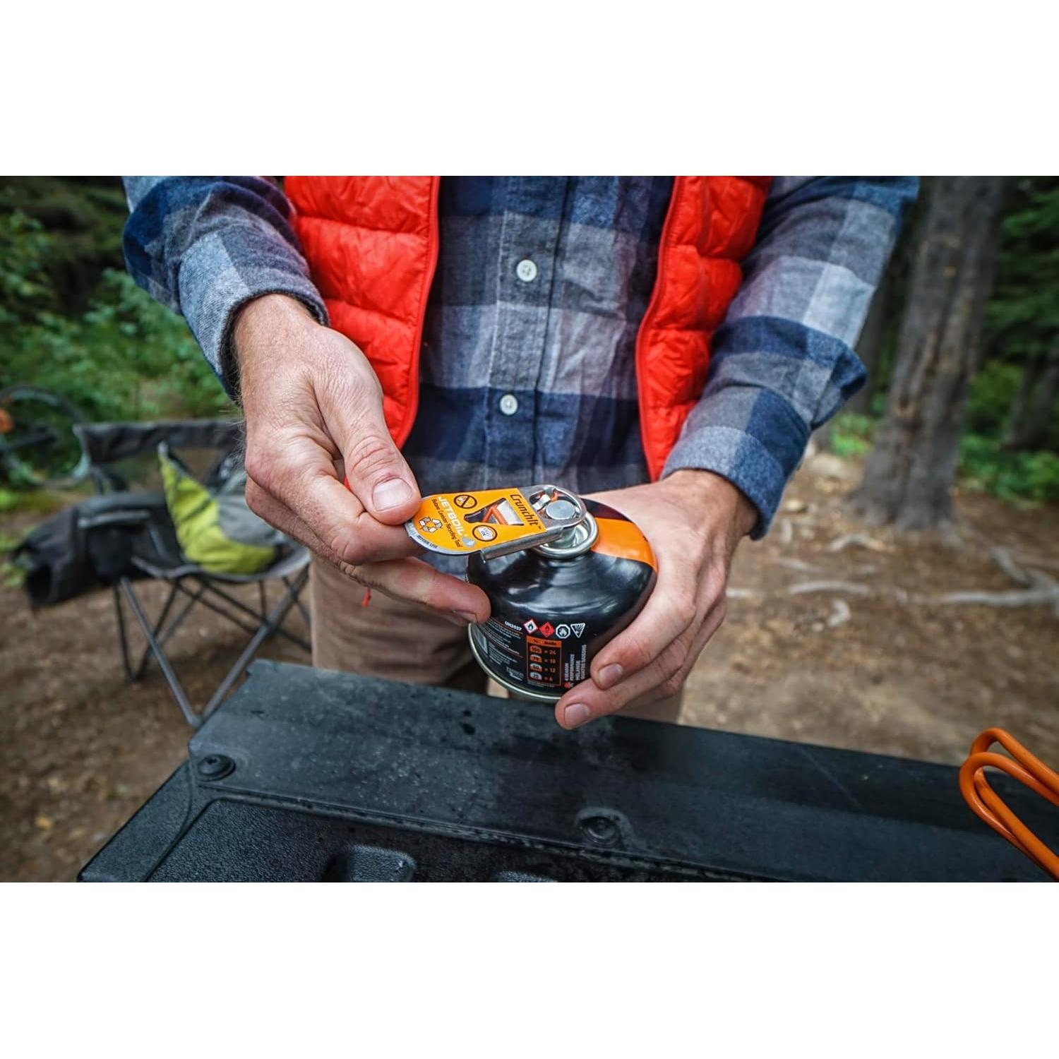 Herramienta de Reciclaje Jetboil Crunch It para Cartuchos Butano
