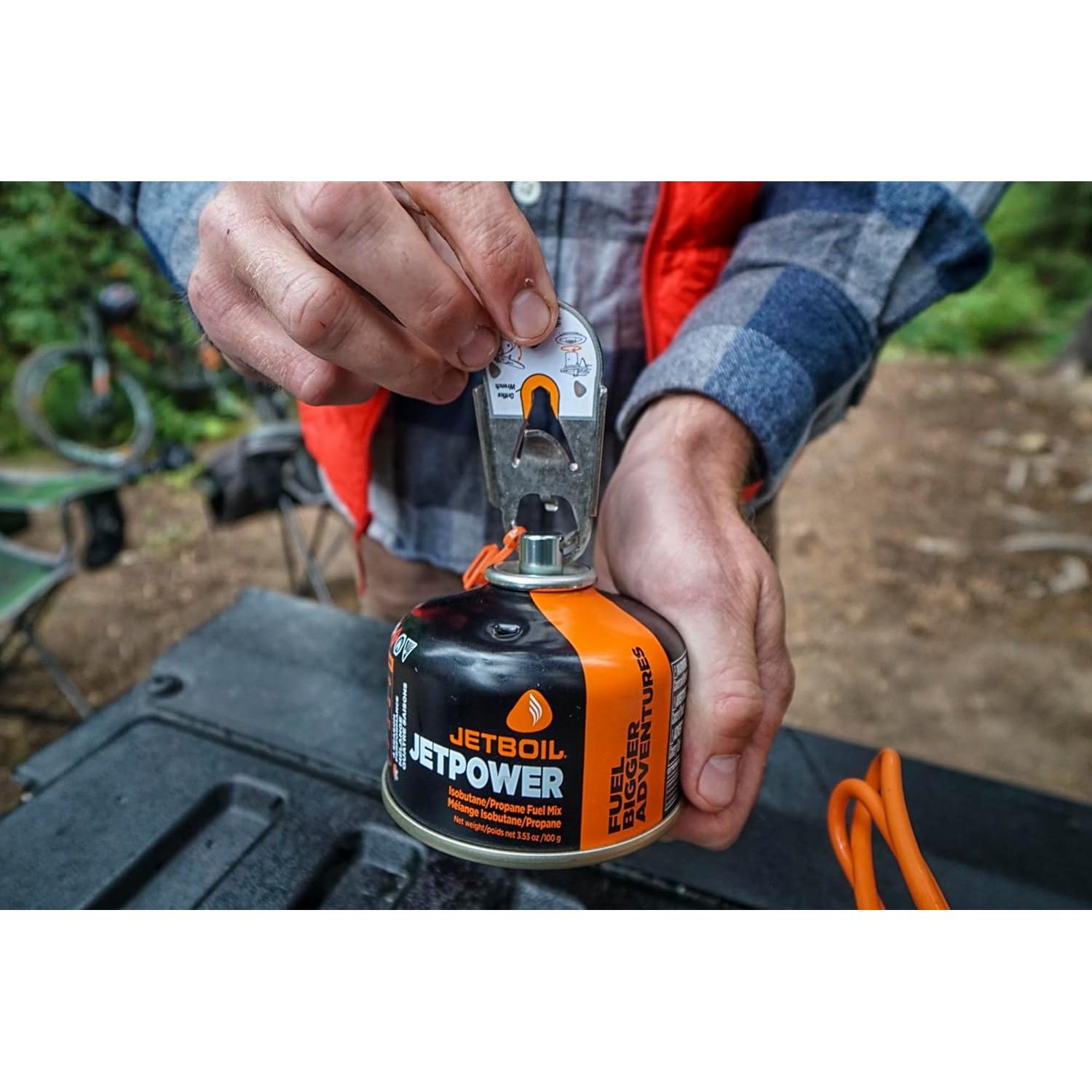 Herramienta de Reciclaje Jetboil Crunch It para Cartuchos Butano