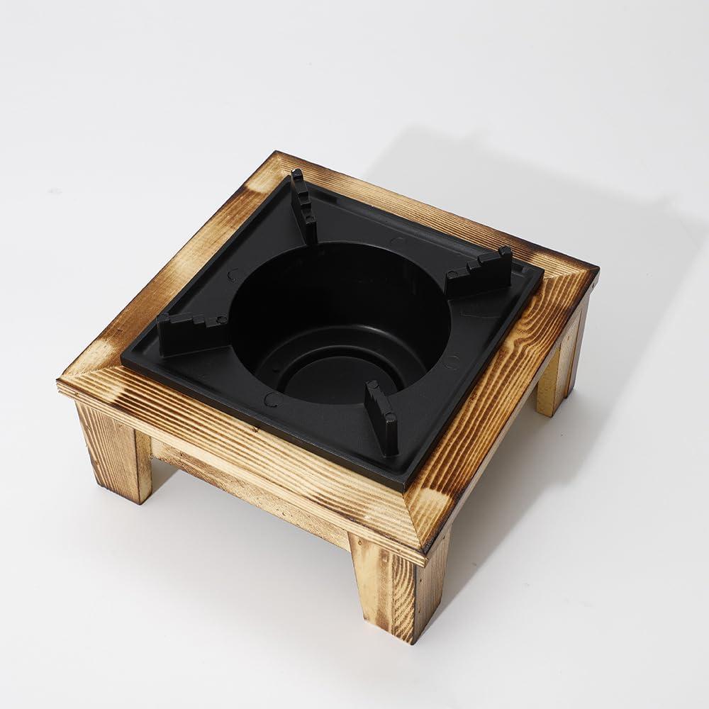 Estufa de Madera de Alcohol Jerliflyer Portátil 18.5x18.5cm