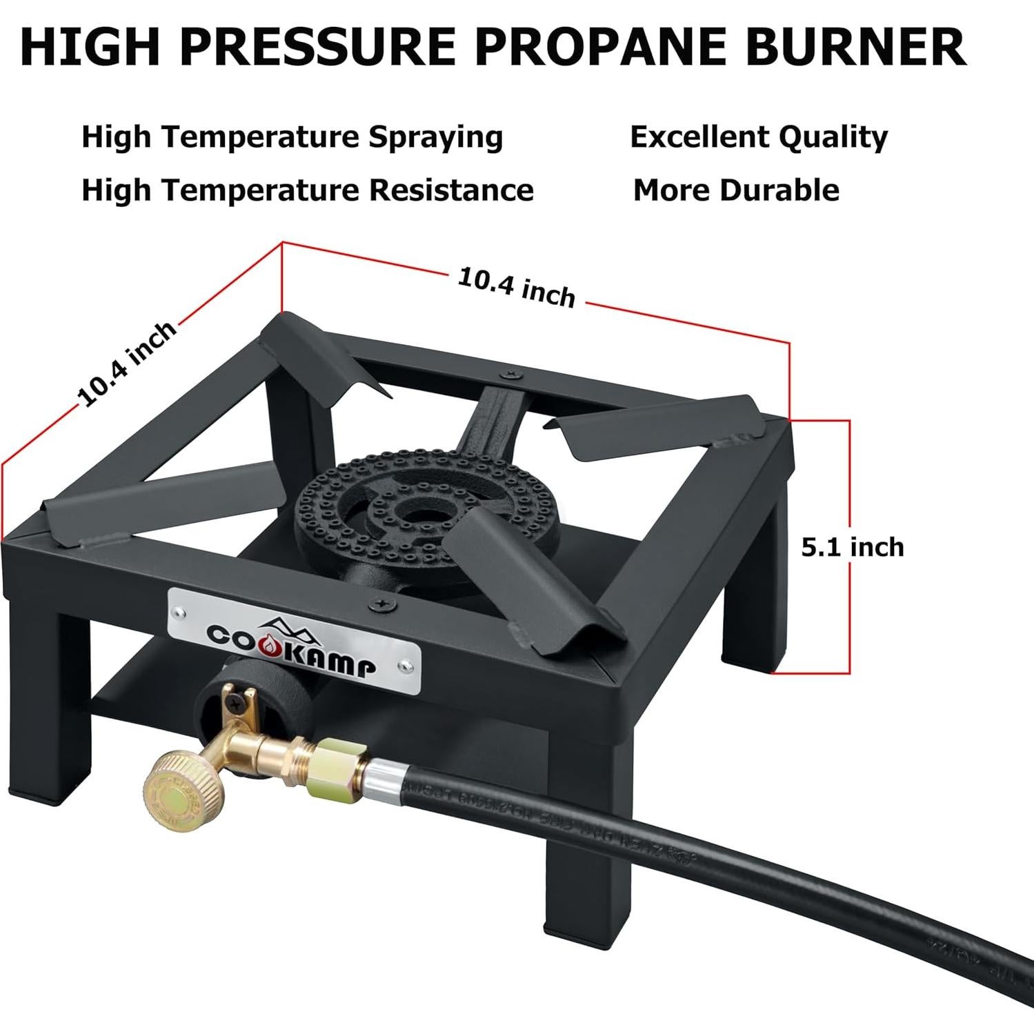 Estufa de Campamento COOKAMP SA1200v2 Hierro Fundido Propano