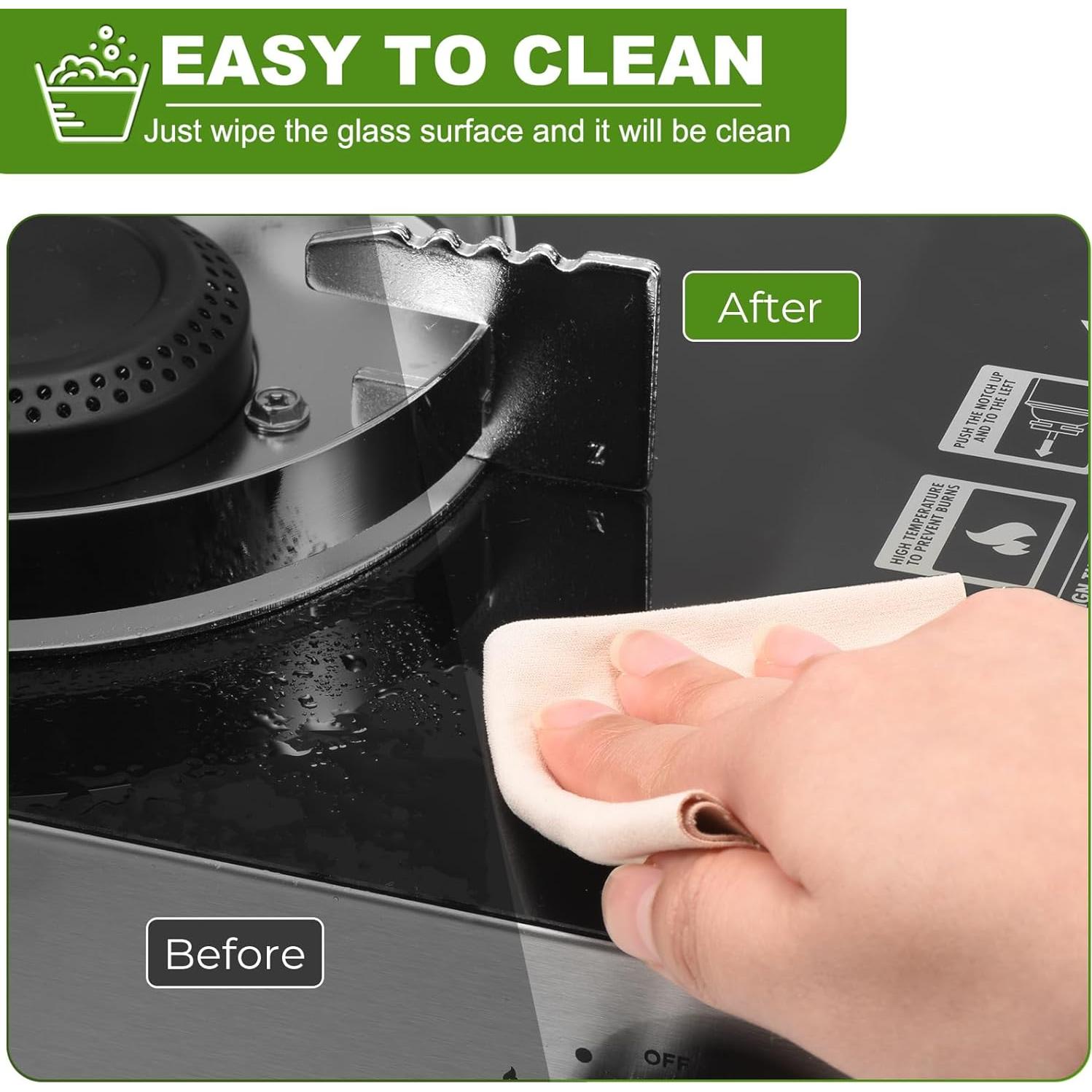 Estufa de Camping Mozodawn Doble Combustible 12000 BTU Portátil