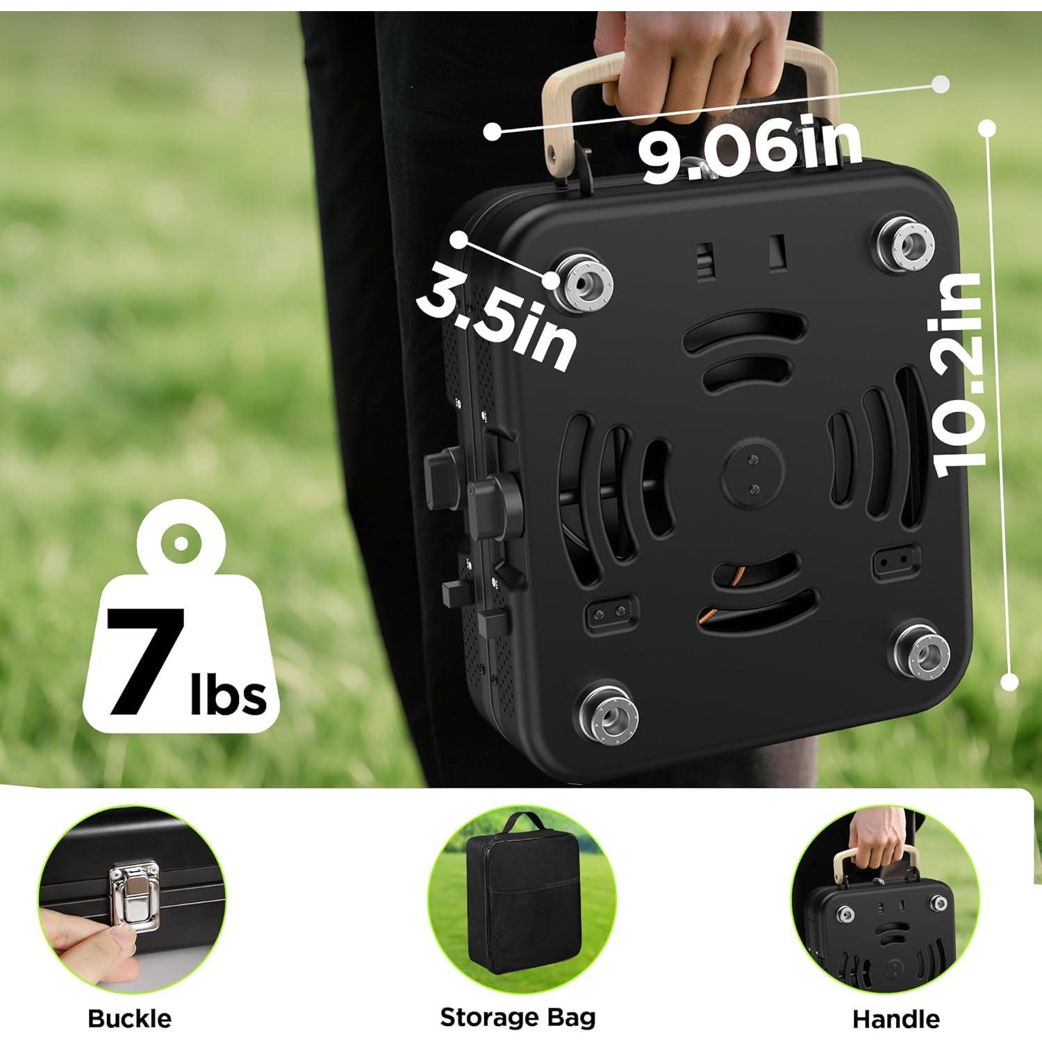 Estufa de Camping de Propano 2 Quemadores KSL01 15000 BTU