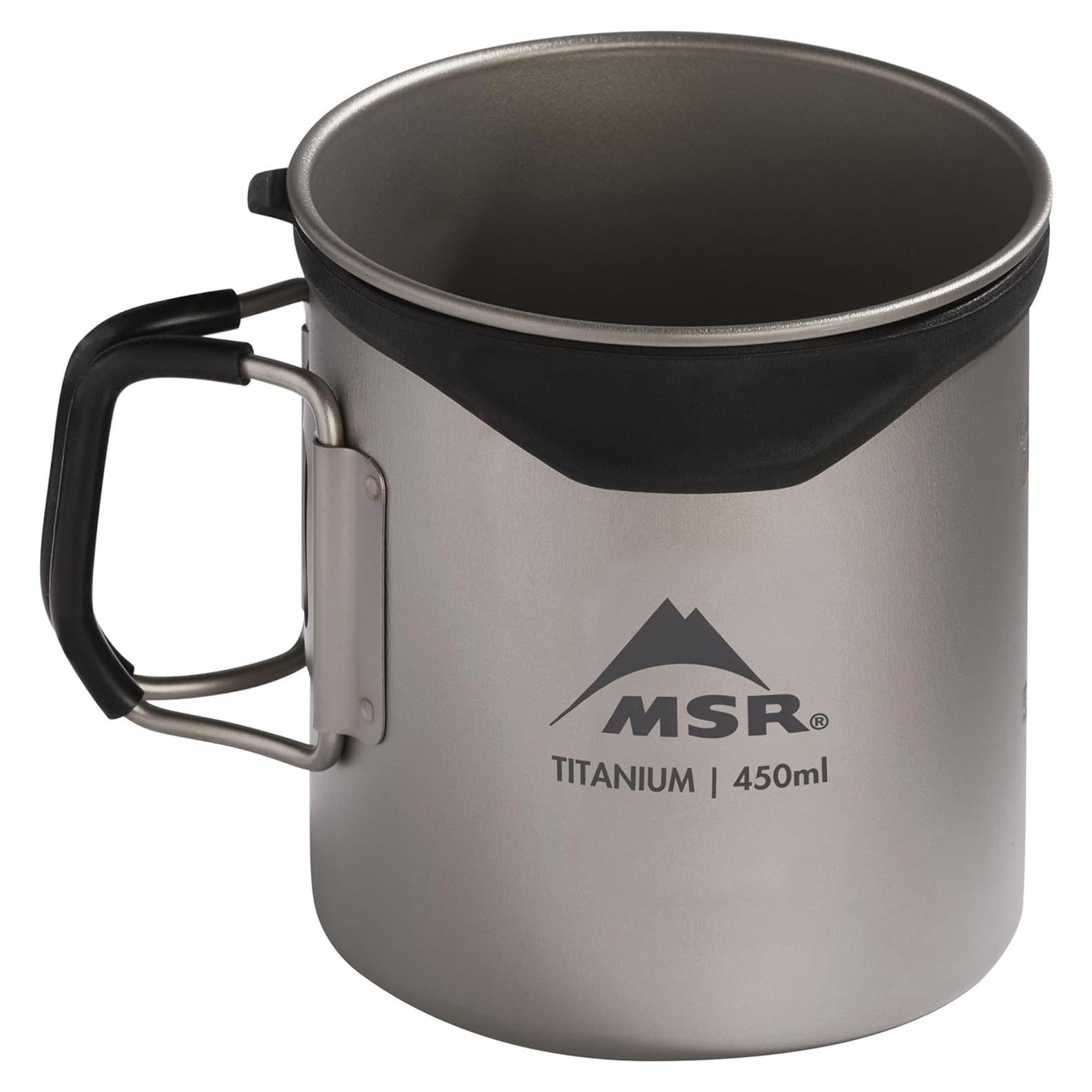 Taza de Camping Ultraligera MSR Titan 450mL Titanio