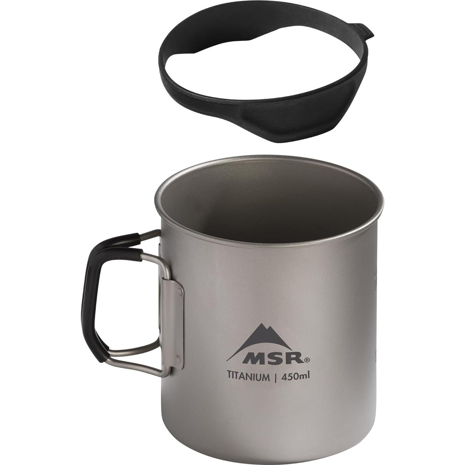 Taza de Camping Ultraligera MSR Titan 450mL Titanio