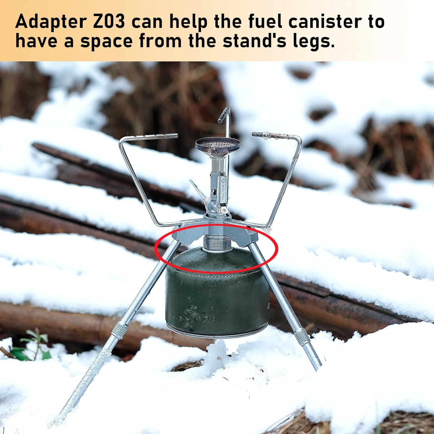 Estante de Cocina Campingmoon Z01 para Senderismo con Adaptador