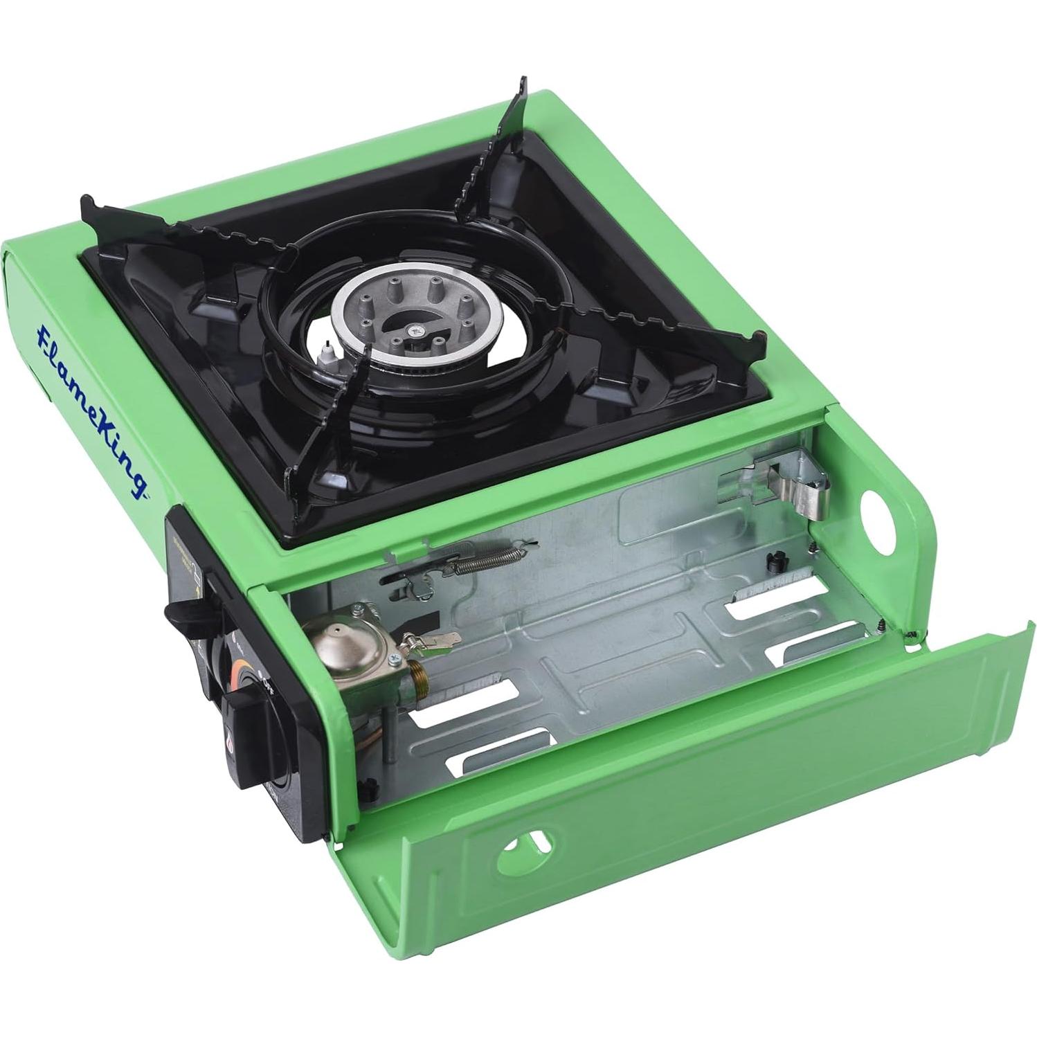 Estufa de Camping Flame King YSNVT-505 Doble Combustible 8000 BTU