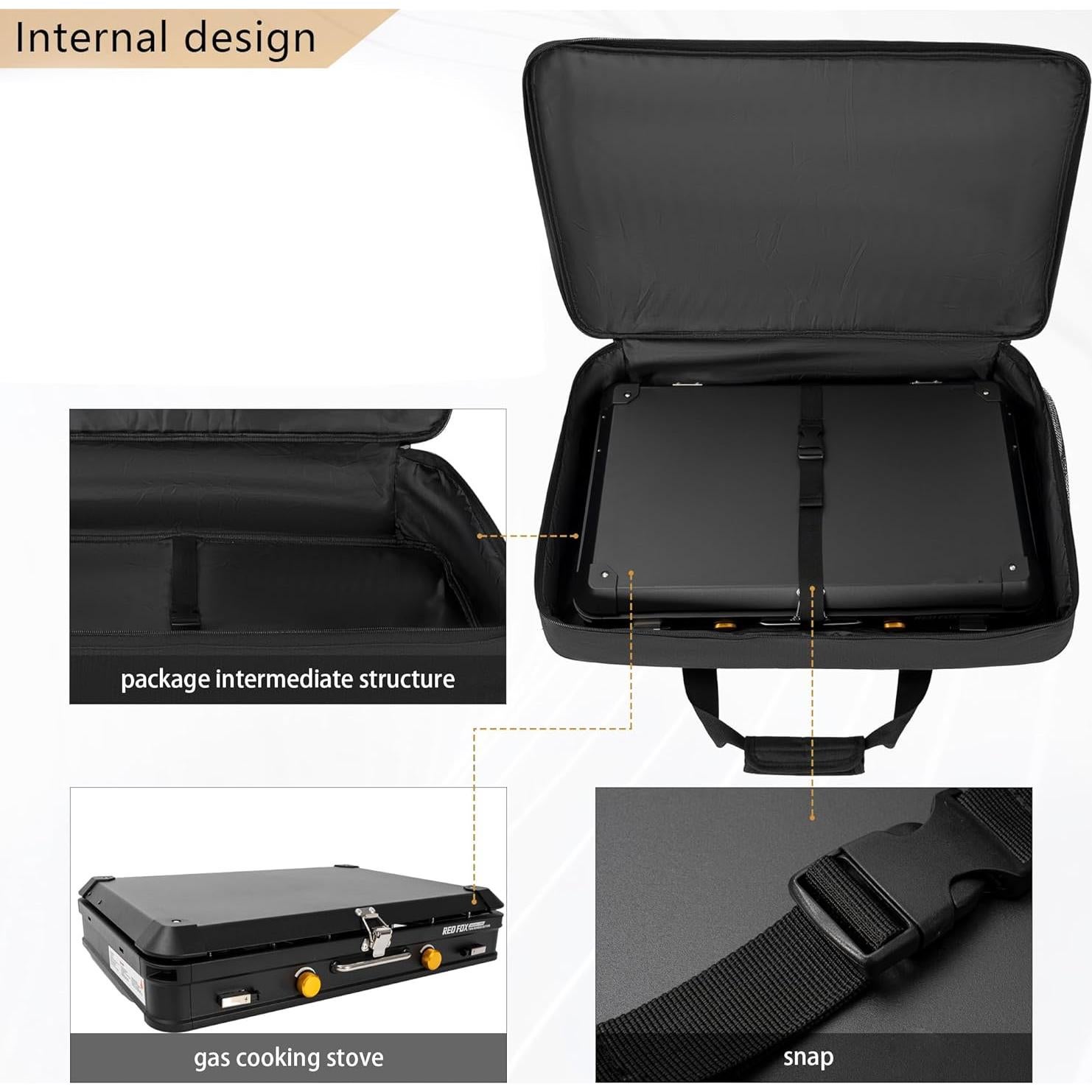 Funda Impermeable para Estufa de Camping OUUTMEE 60x14x36 cm