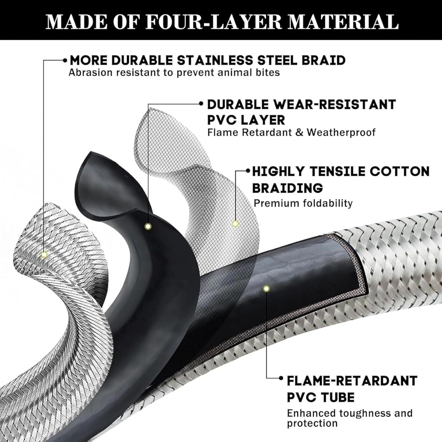 Adaptador de Manguera de Propano MOASKER 5 PIES y Regulador 5430