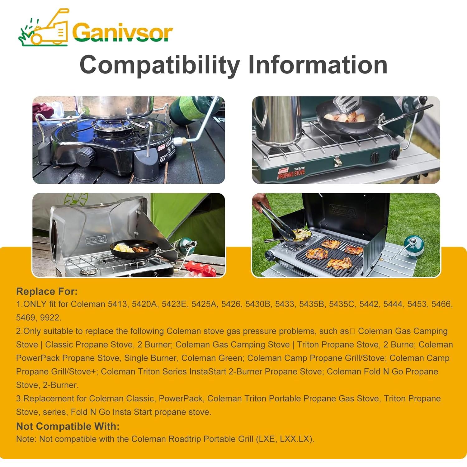 Regulador de Presión de Gas Coleman 5430 para Estufas de Propano