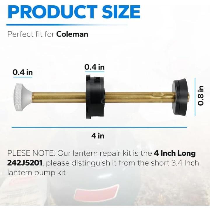 Kit de Reparación de Bomba Coleman para Estufas y Linternas