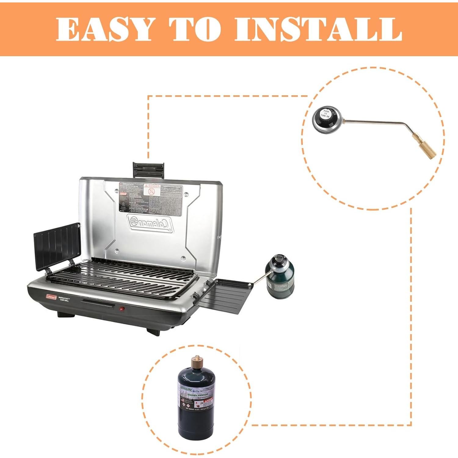 Regulador de Gas Coleman 9924-5251 para Parrillas Portátiles