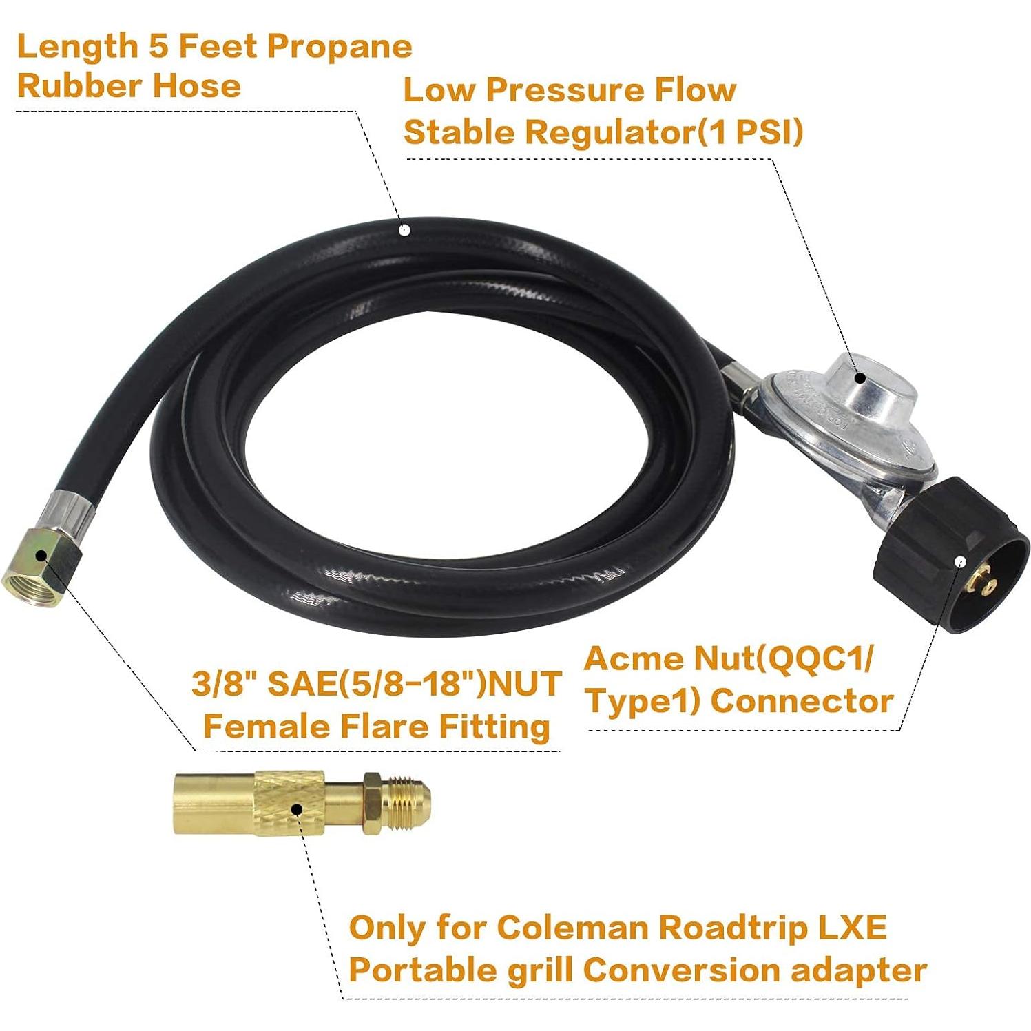 Manguera de Regulador QCC1 Coleman para Parrilla Roadtrip 5 pies