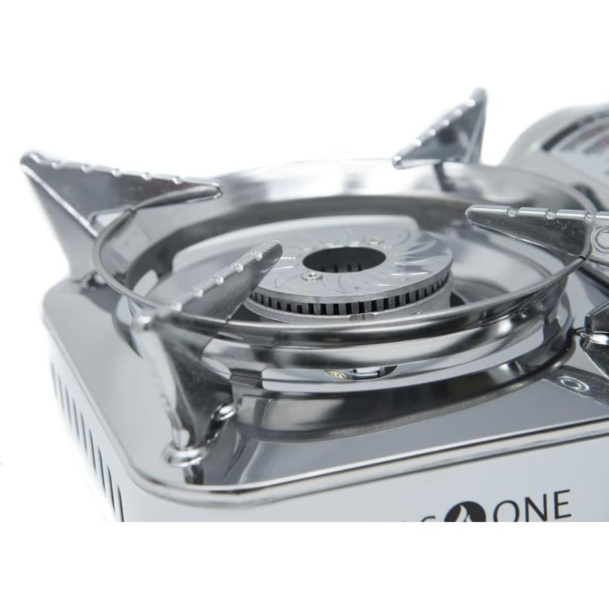 Estufa de Gas Portátil Gas One GS-800A 7650 BTU Acero Inoxidable