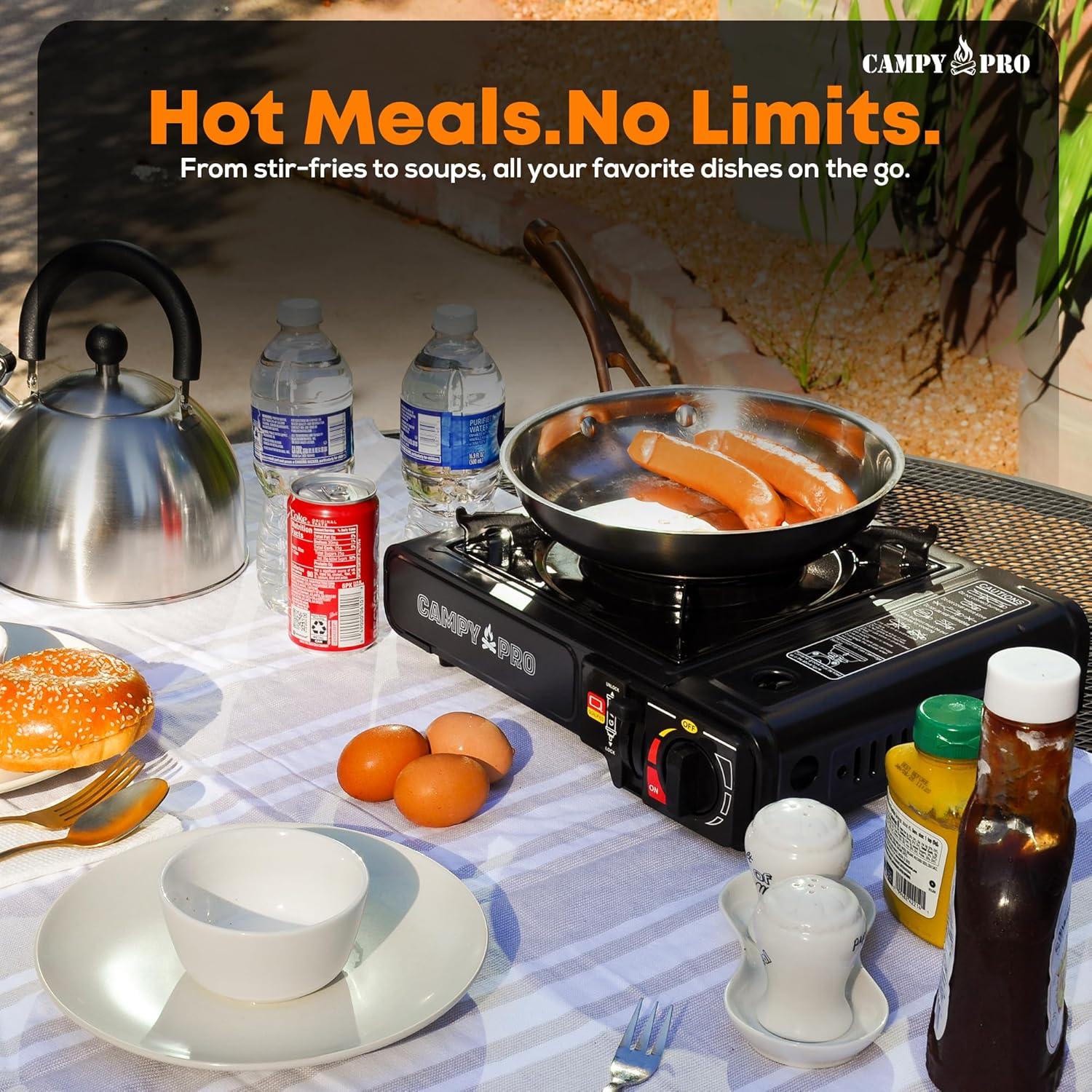 Estufa de Gas Butano Portátil Campy Pro AR1 - 1.02 kg