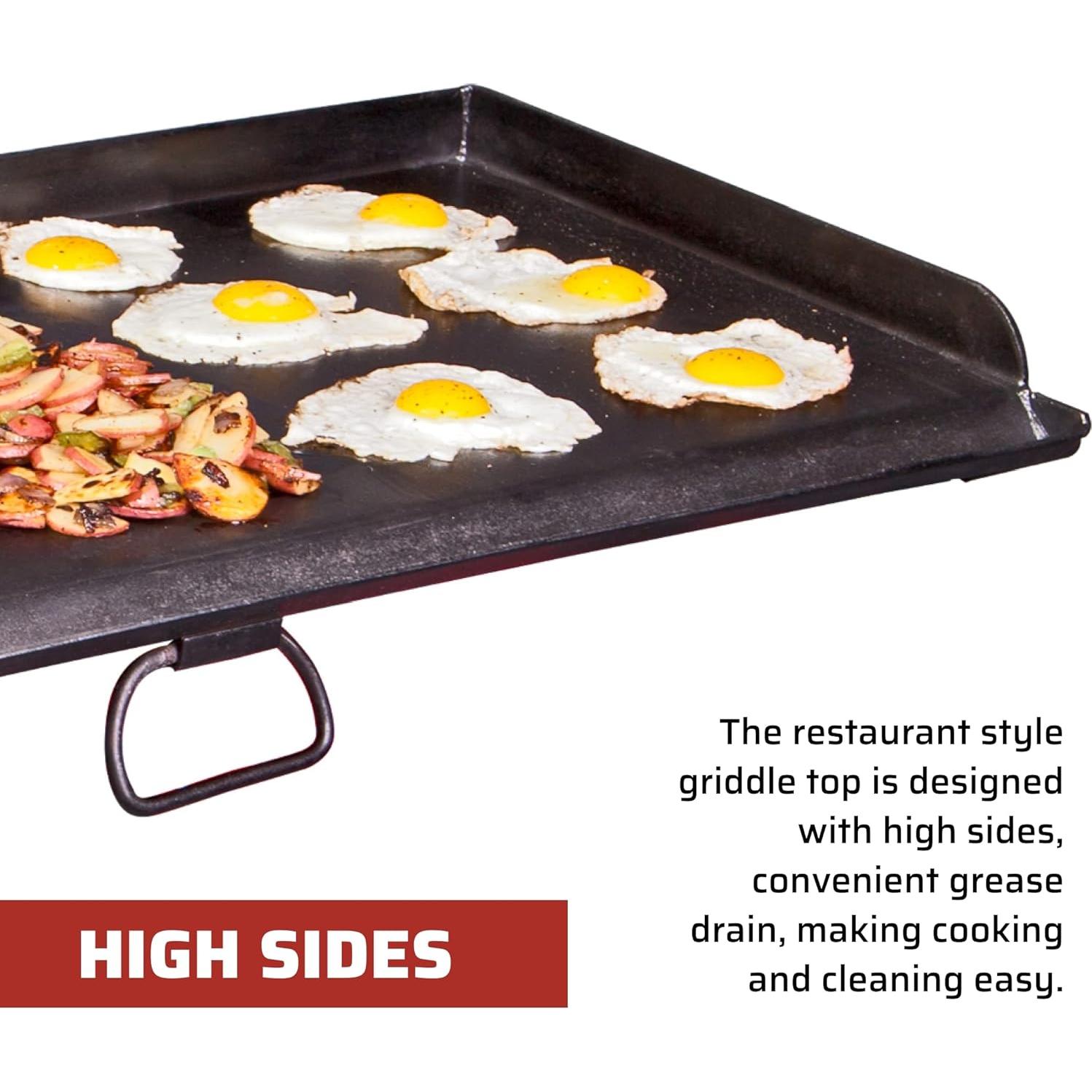 Plancha de Freír Camp Chef Profesional 40.64 cm 3 Quemadores