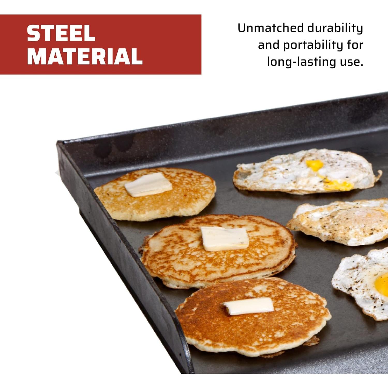 Plancha de Freír Camp Chef Profesional 40.64 cm 3 Quemadores