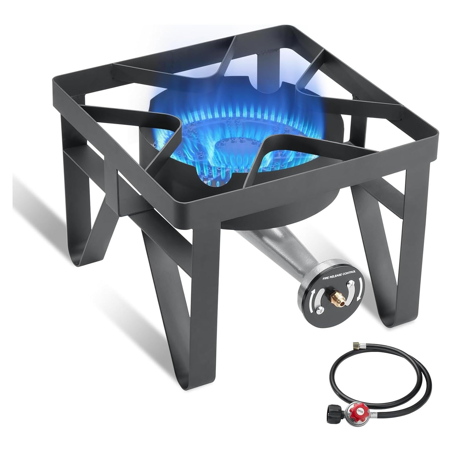 Estufa de Camping Propano SKOK 200,000 BTU 1 Quemador Portátil