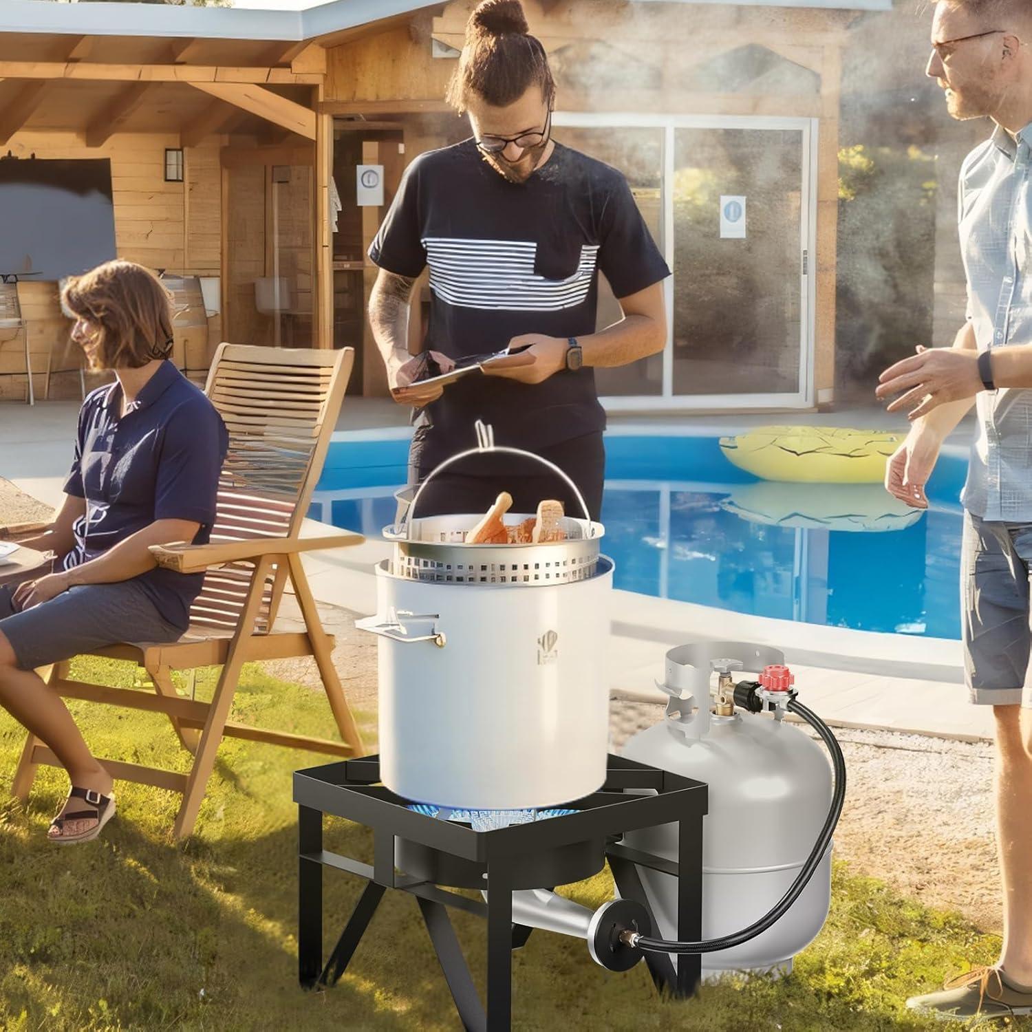 Estufa de Camping Propano SKOK 200,000 BTU 1 Quemador Portátil