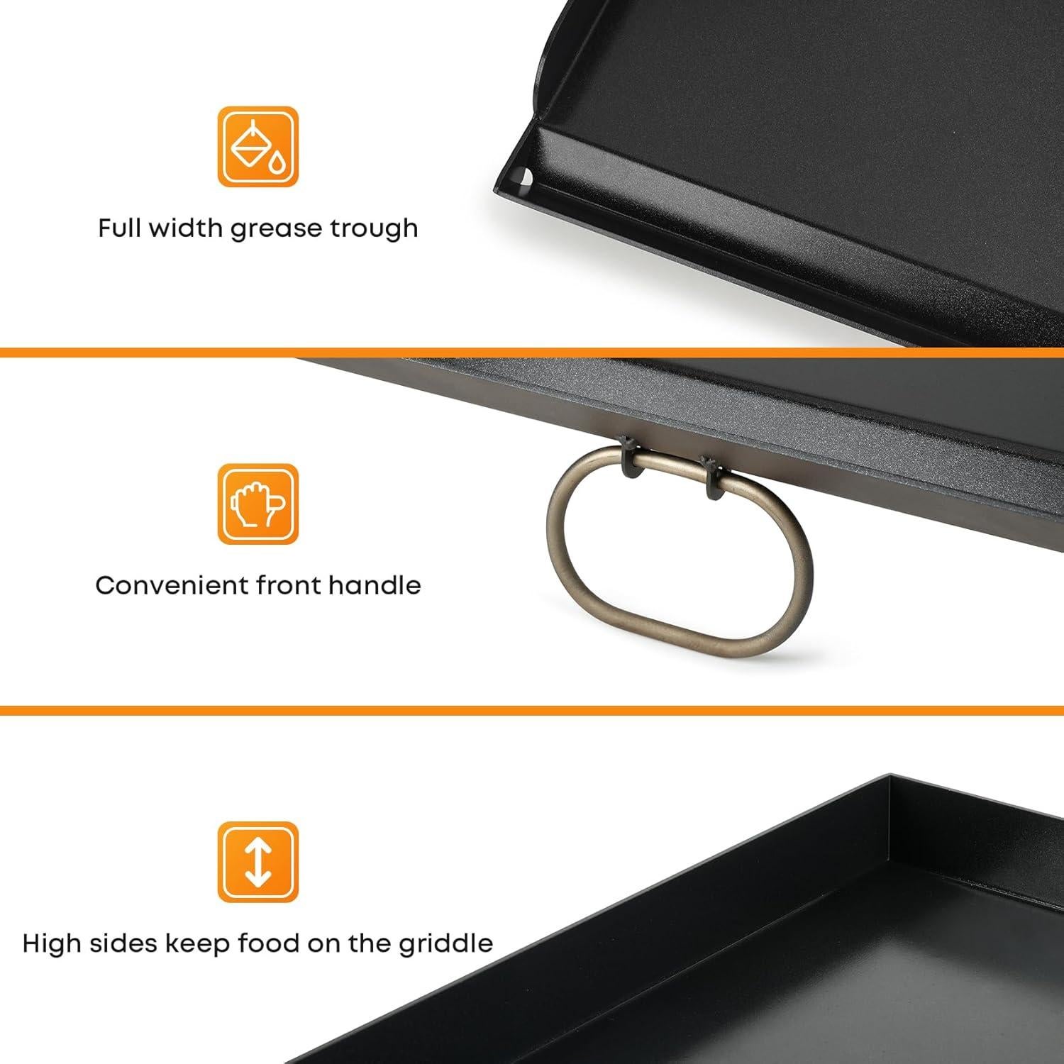 Parrilla Universal Antiadherente Stanbroil 2 Quemadores 81.3x35.6cm