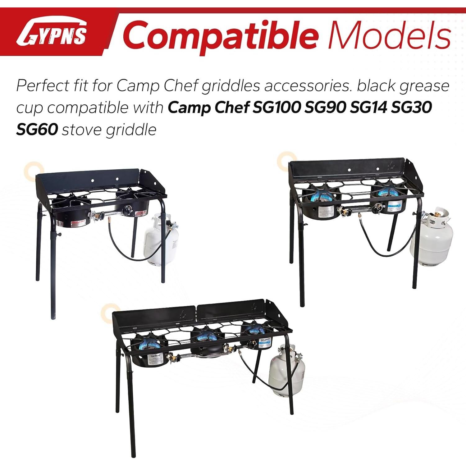 Copa de Recolección de Grasa GYPNS para Plancha Camp Chef