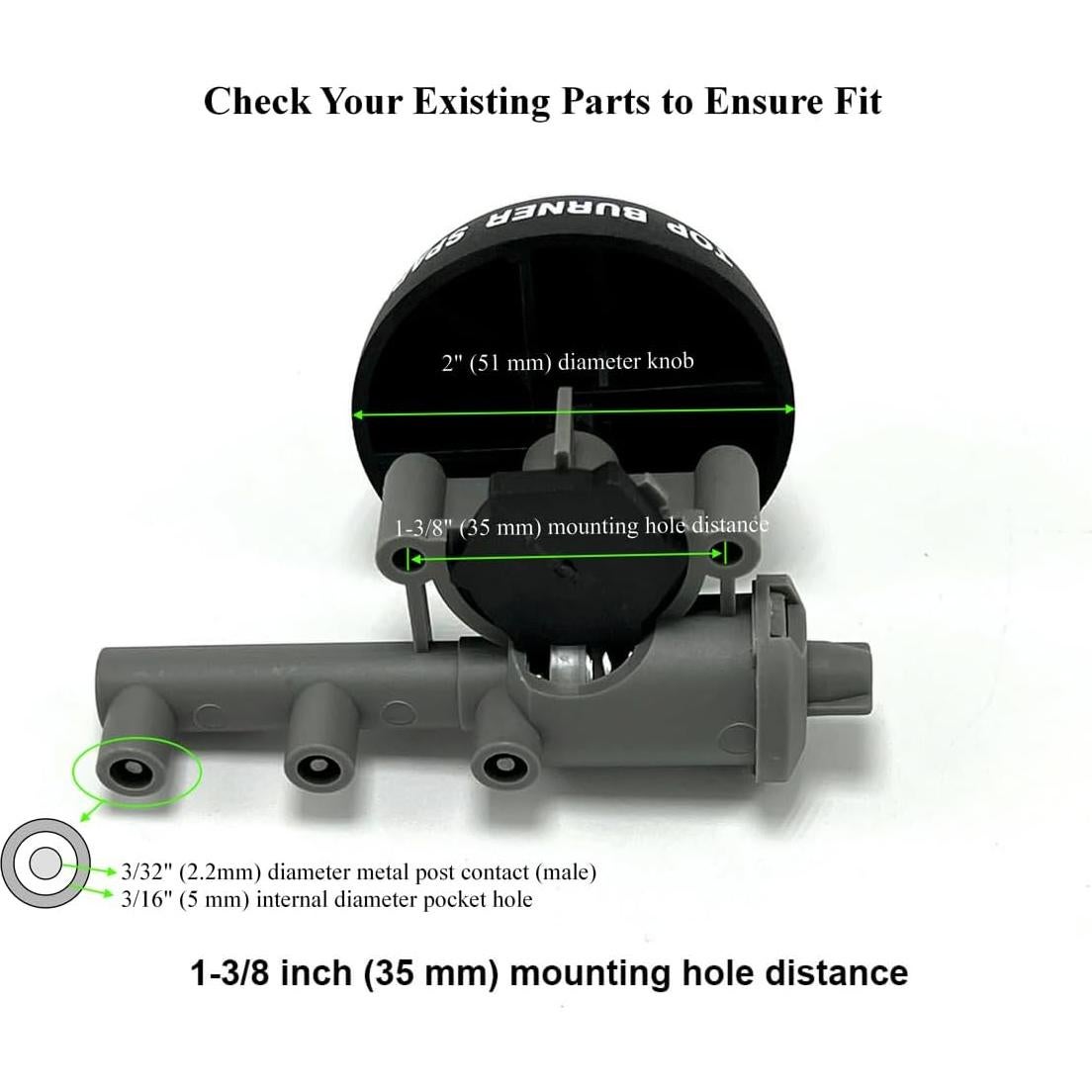 Kit de Encendedor Piezo DuRally para Estufas RV 3 Quemadores