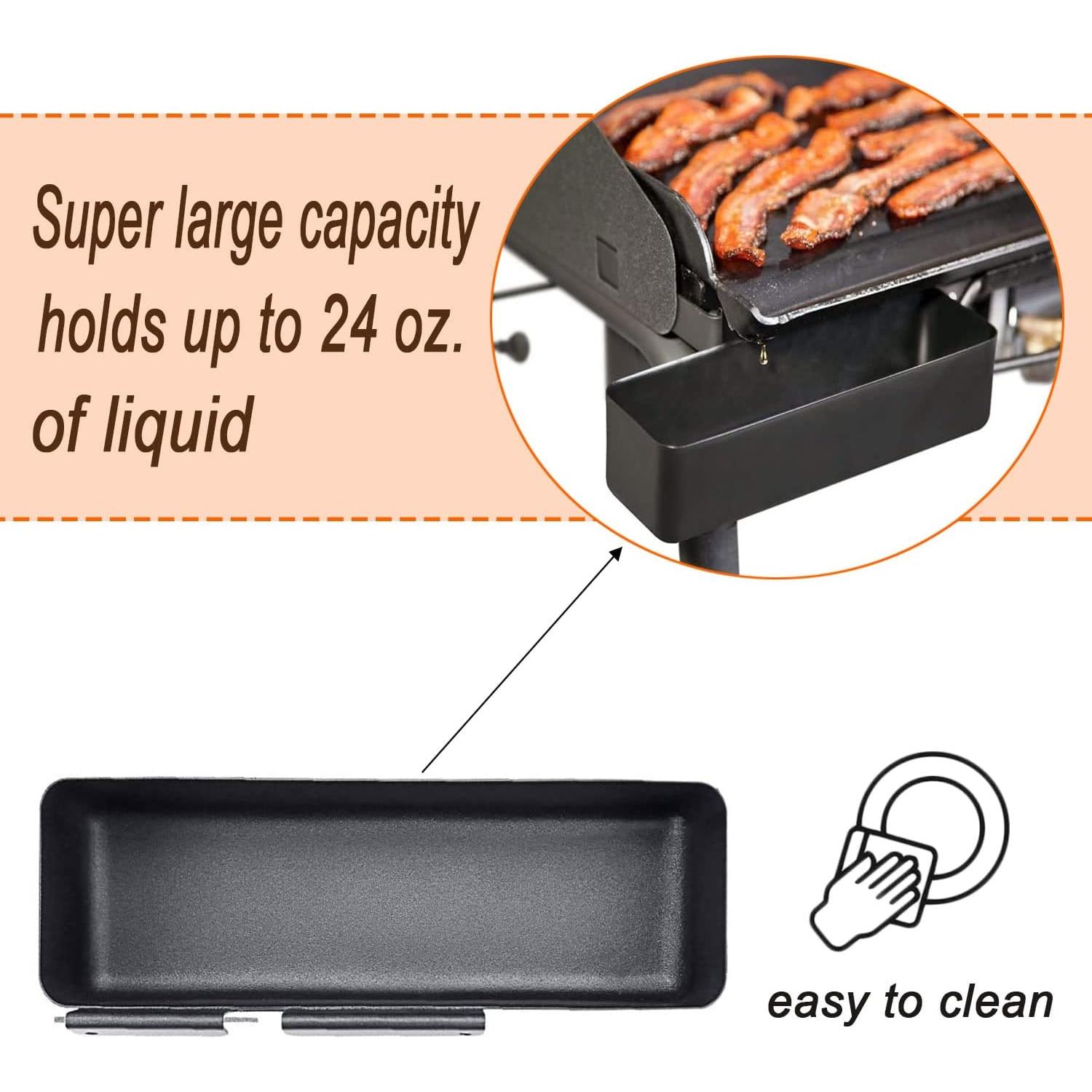 MixRBBQ Taza de Grasa con Forros de Aluminio y Termómetro