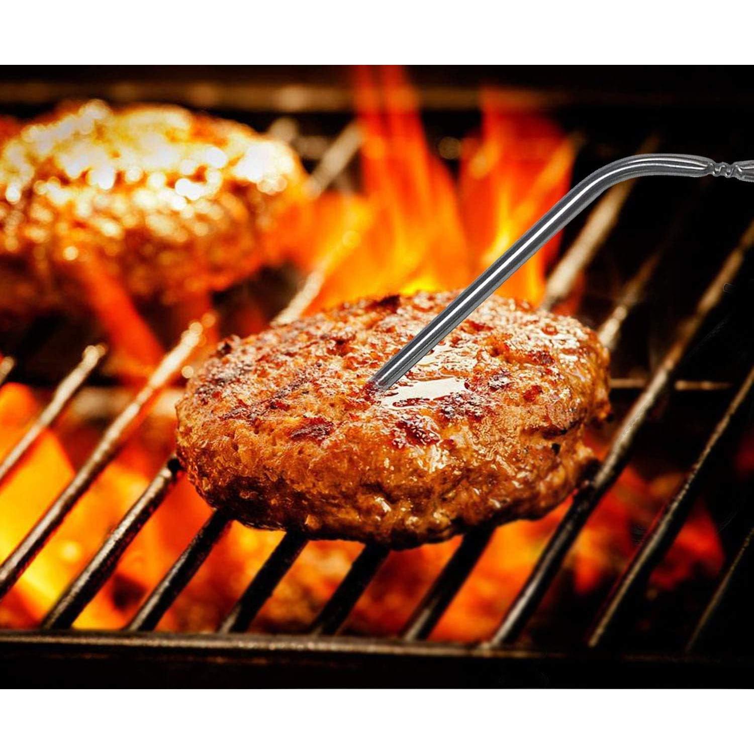 MixRBBQ Taza de Grasa con Forros de Aluminio y Termómetro