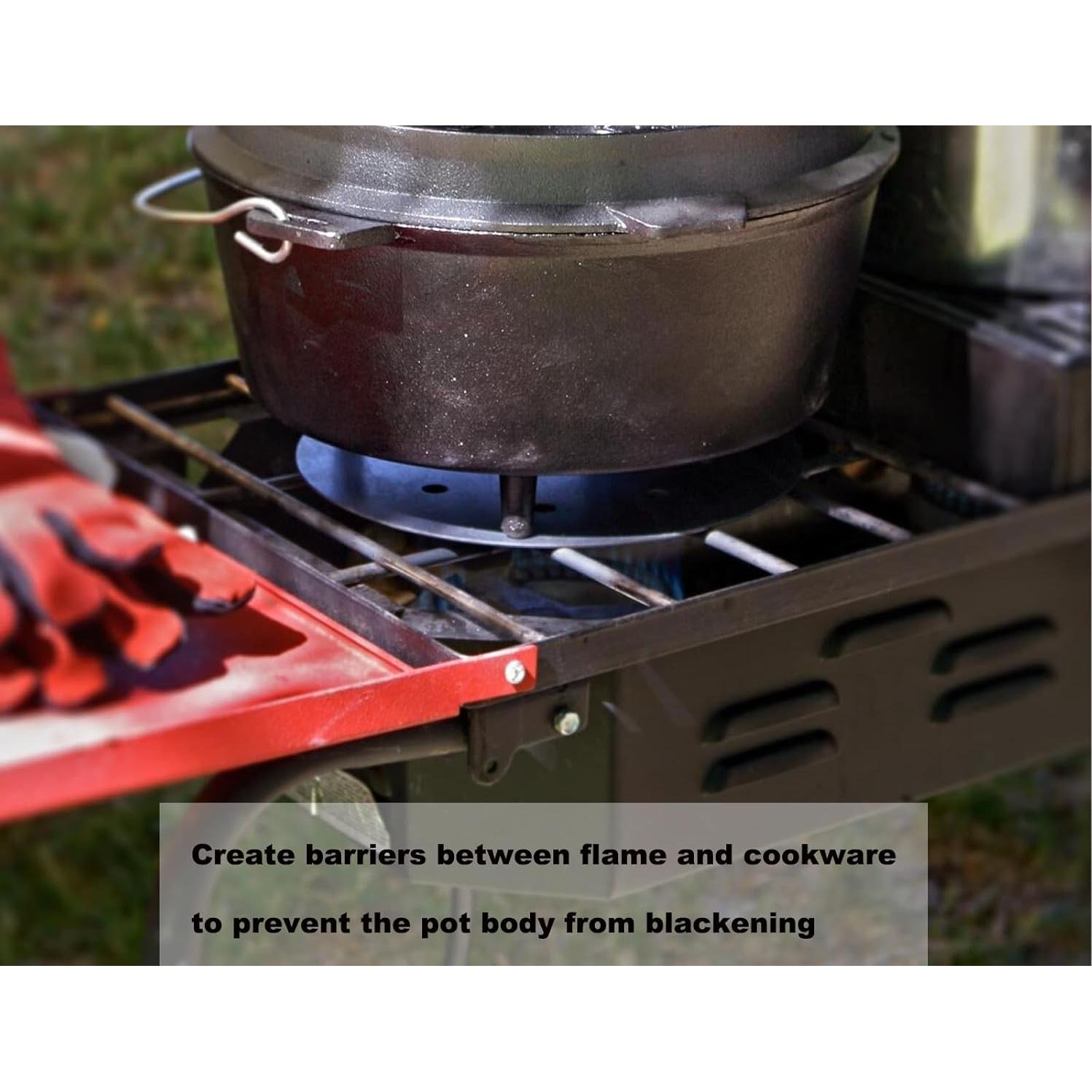 Difusor de Calor Camp Chef FT10 - Hierro Fundido 10" Negro