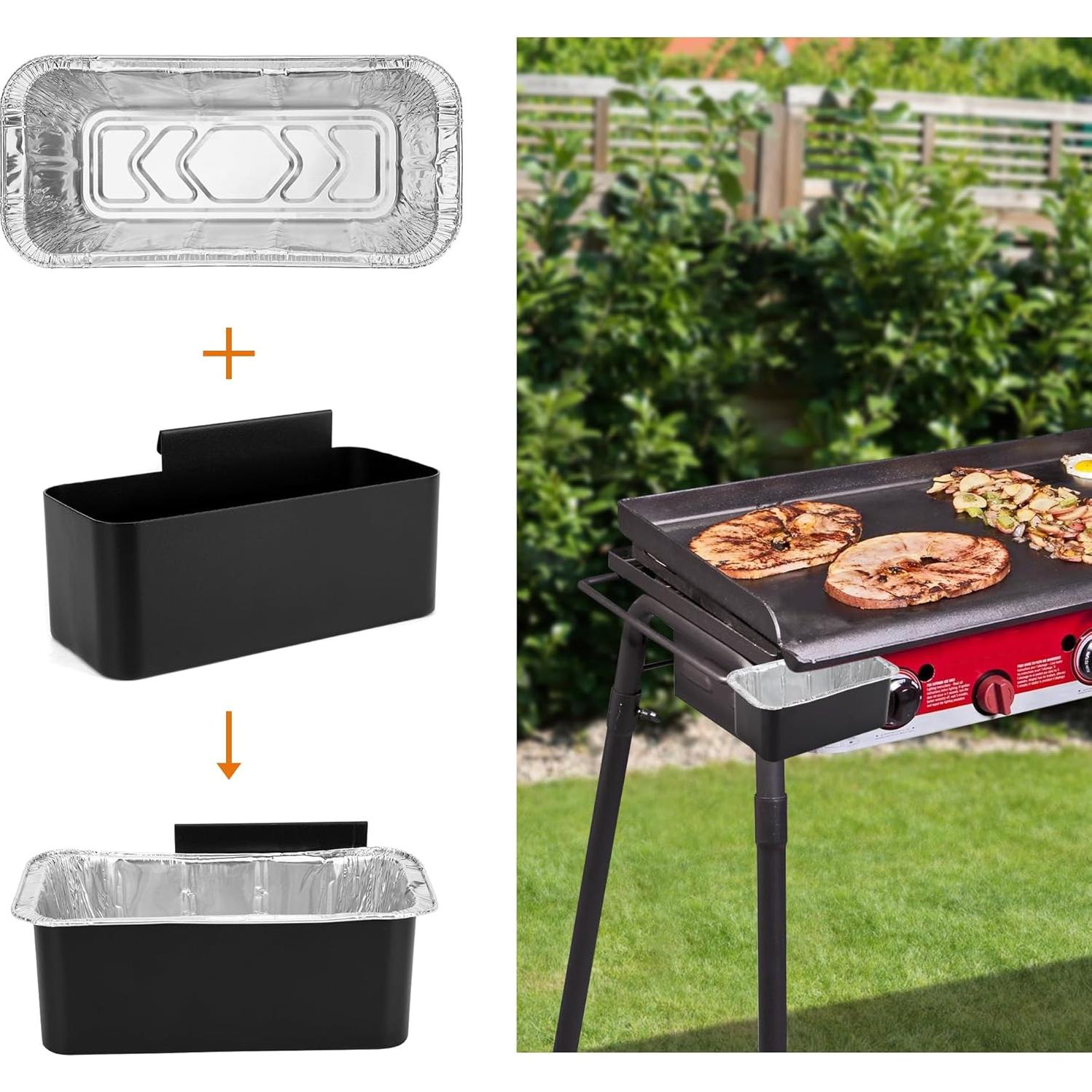 Taza de Grasa para Plancha Camp Chef Stanbroil con 10 Forros