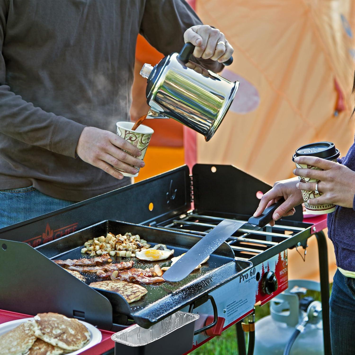 Taza de Grasa para Plancha Camp Chef Stanbroil con 10 Forros