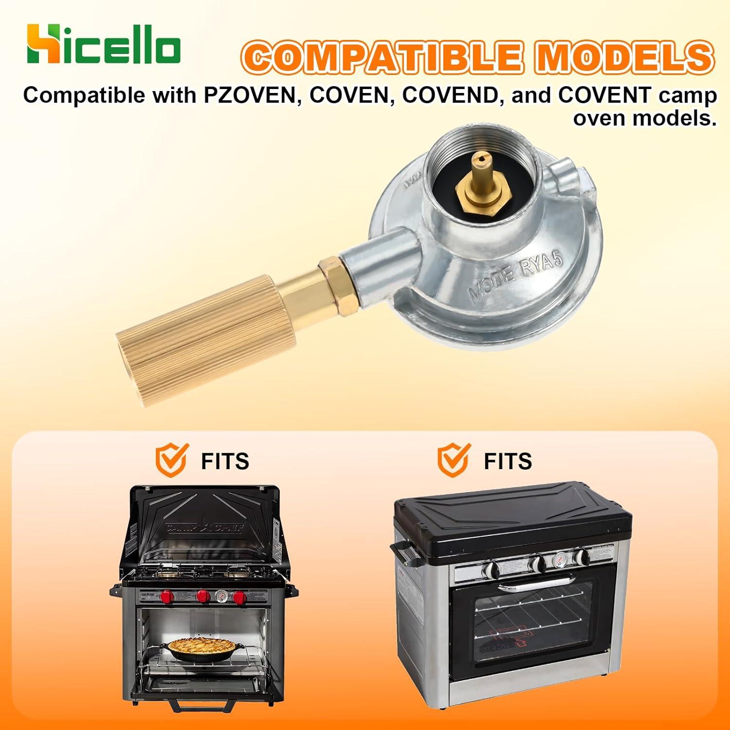 Regulador de horno Camp Chef SPG25-17 para camping