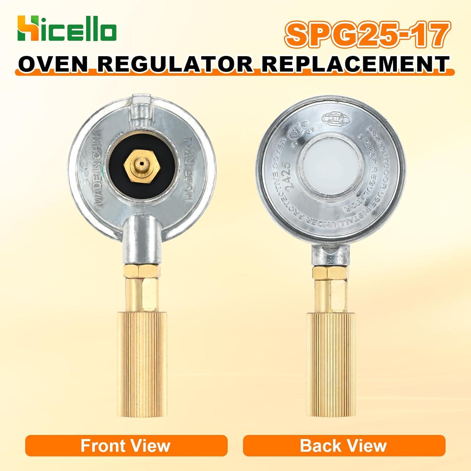 Regulador de horno Camp Chef SPG25-17 para camping