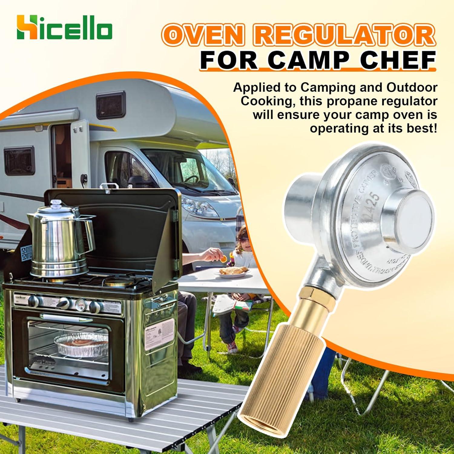 Regulador de horno Camp Chef SPG25-17 para camping