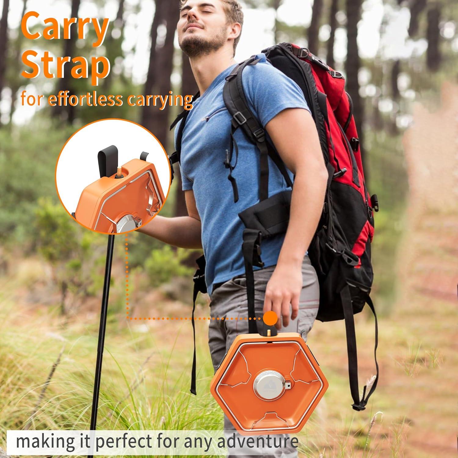 Estufa de Camping Cofiyard 1 Quemador Portátil 2.53 kW