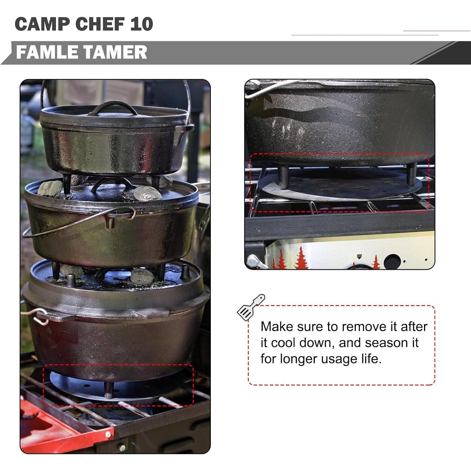 Placa Difusora de Calor Oklagarden FT10 para Parrilla 10"