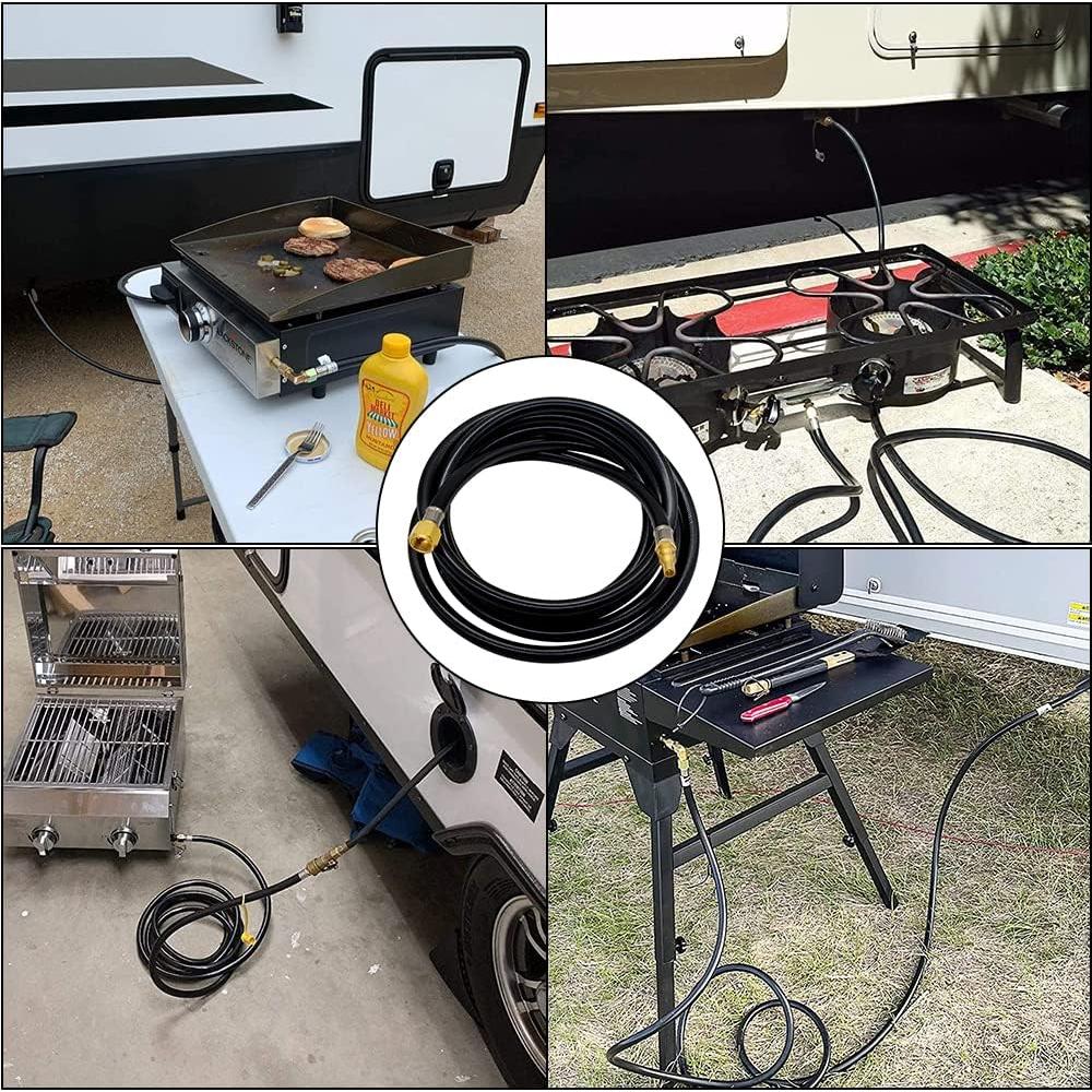 Manguera de Propano 12FT Hooshing con Conector 3/8" Femenino