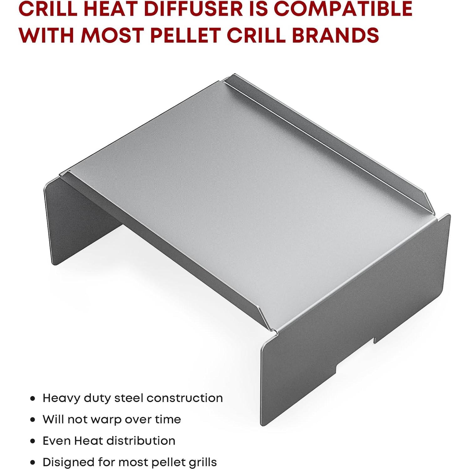 Difusor de Calor de Acero Stanbroil 33x28 cm para Parrillas